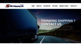 What Nesshipping.com website looked like in 2020 (3 years ago)