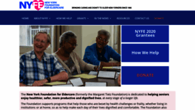 What Nyfe.org website looked like in 2020 (3 years ago)