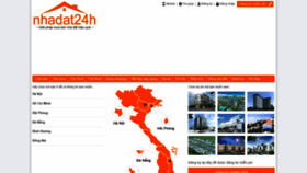 What Nhadat24h.com website looked like in 2020 (3 years ago)