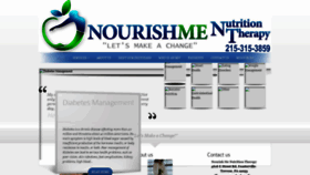What Nourishmenutritiontherapy.com website looked like in 2020 (3 years ago)