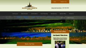 What Nicklausnorth.com website looked like in 2020 (3 years ago)