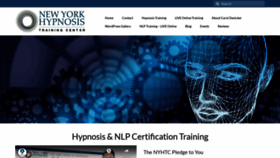 What Newyorkhypnosistrainingcenter.com website looked like in 2020 (3 years ago)