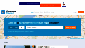 What Nieuwbouw-nunspeet.nl website looked like in 2020 (3 years ago)