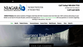 What Niagarainsurance.ca website looked like in 2020 (3 years ago)