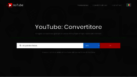 What Notube.lol website looked like in 2020 (3 years ago)
