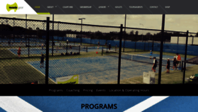 What Northshore-tennis.com.au website looked like in 2020 (3 years ago)