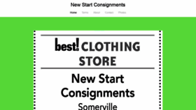 What Newstartconsignments.com website looked like in 2020 (3 years ago)