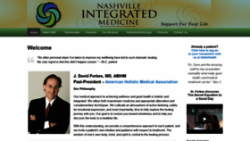 What Nashvilleintegratedmedicine.com website looked like in 2020 (3 years ago)