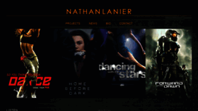What Nathanlanier.com website looked like in 2020 (3 years ago)