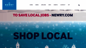 What Newry.com website looked like in 2020 (3 years ago)