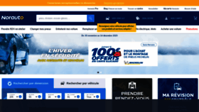What Norauto.fr website looked like in 2020 (3 years ago)