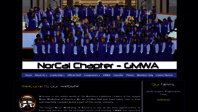 What Norcalchaptergmwa.org website looked like in 2020 (3 years ago)