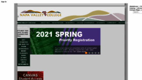 What Napavalley.edu website looked like in 2020 (3 years ago)