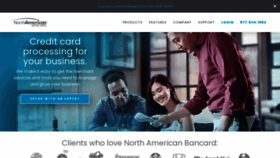 What Northamericanbancard.com website looked like in 2020 (3 years ago)