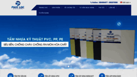 What Nhietphatloc.vn website looked like in 2020 (3 years ago)