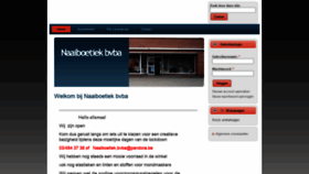 What Naaiboetiek.be website looked like in 2020 (3 years ago)