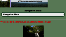 What Northalabamahiking.com website looked like in 2020 (3 years ago)