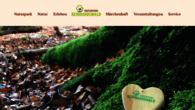 What Naturpark-reinhardswald.de website looked like in 2020 (5 years ago)