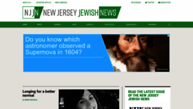 What Njjewishnews.com website looked like in 2020 (3 years ago)