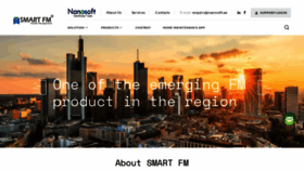 What Nanosoft.ae website looked like in 2020 (3 years ago)