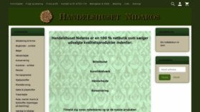 What Nidaros-handel.dk website looked like in 2020 (3 years ago)
