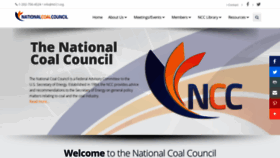 What Nationalcoalcouncil.org website looked like in 2020 (3 years ago)