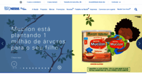 What Nestle.com.br website looked like in 2020 (3 years ago)