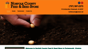 What Norfolkfeedseed.com website looked like in 2020 (4 years ago)
