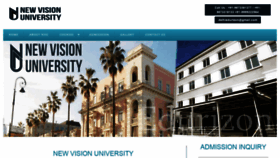 What Newvisionuniversity.in website looked like in 2020 (3 years ago)
