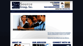 What Netsourcegroup.com website looked like in 2020 (3 years ago)
