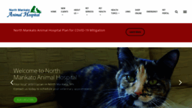 What Northmankatoanimalhospital.com website looked like in 2020 (4 years ago)