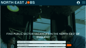 What Northeastjobs.org.uk website looked like in 2020 (3 years ago)