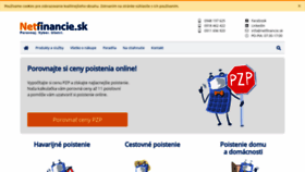 What Netfinancie.sk website looked like in 2020 (3 years ago)