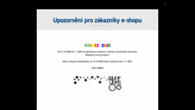 What Narexzd.cz website looked like in 2020 (3 years ago)