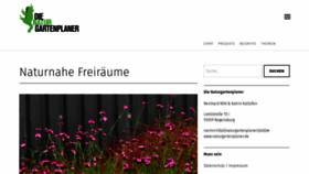 What Naturgartenplaner.de website looked like in 2020 (3 years ago)