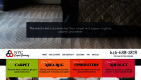 What Nyccarpetcleaning.com website looked like in 2020 (4 years ago)