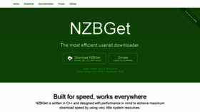 What Nzbget.net website looked like in 2020 (4 years ago)