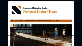 What Newporthistorytours.org website looked like in 2020 (3 years ago)