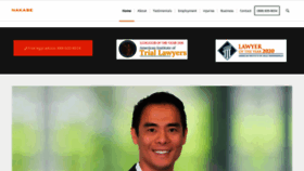 What Nakaselawfirm.com website looked like in 2020 (3 years ago)
