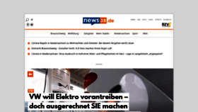 What News38.de website looked like in 2020 (3 years ago)