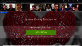 What Nurses.dating website looked like in 2020 (3 years ago)