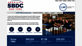 What Nysbdc.org website looked like in 2020 (3 years ago)