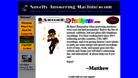 What Noveltyansweringmachine.com website looked like in 2020 (3 years ago)