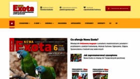 What Nowaexota.pl website looked like in 2020 (3 years ago)