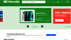 What Naijamobileng.com website looked like in 2020 (3 years ago)
