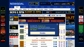 What Nowgoal.group website looked like in 2020 (3 years ago)