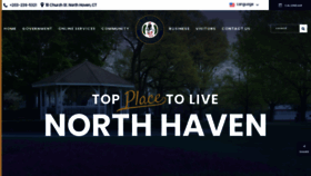What Northhaven-ct.gov website looked like in 2020 (3 years ago)