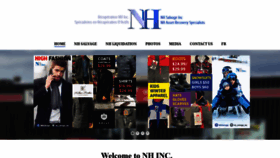 What Nhinc.ca website looked like in 2020 (3 years ago)