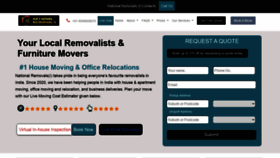 What Nationalremovals.in website looked like in 2020 (3 years ago)