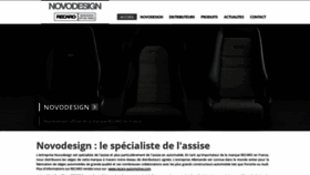 What Novodesign.fr website looked like in 2020 (3 years ago)
